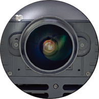 レーザービームを360&deg;に向けて照射することが出来ます。